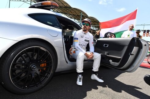 Alonso, el pasado fin de semana en Hungría. :: afp