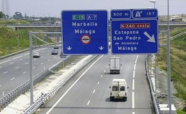 Imagen de archivo de la AP-7.