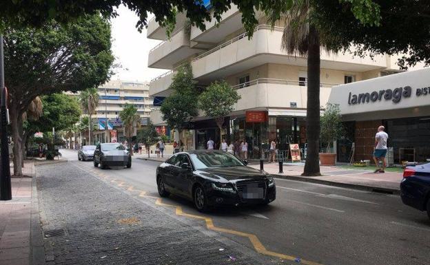 Vista de la calle Ramón Areces.