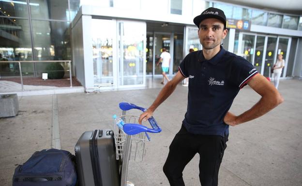 Maté a su llegada a Málaga el 24 de julio. 