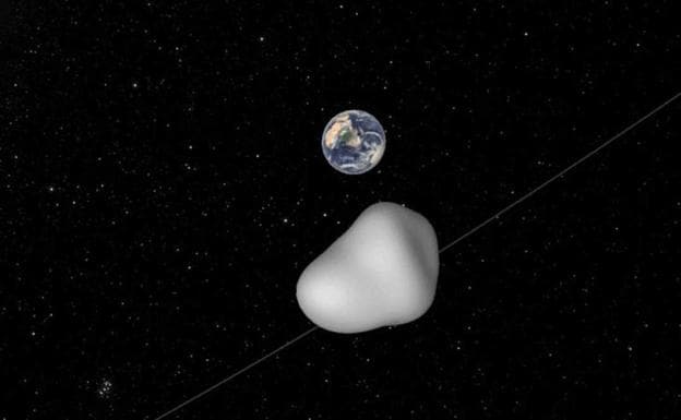 El asteroide 2012 TC4 pasará a unos 6.800 kilómetros de la Tierra.