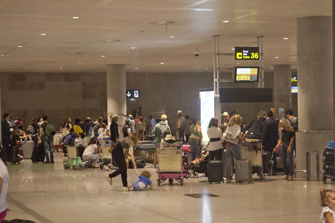 Destrozados por el cansancio del viaje, pero sobre todo por el dolor