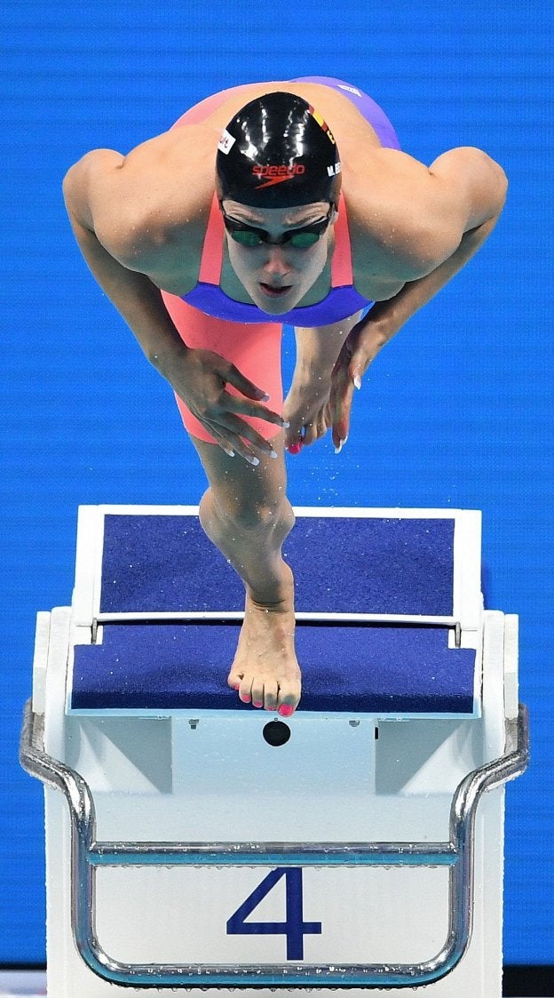 Mireia Belmonte logró dos medallas en la Copa del Mundo. :: afp
