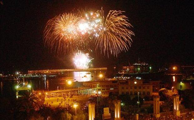 Así será el espectáculo de fuegos artificiales que dará inicio a la Feria de Málaga 2017