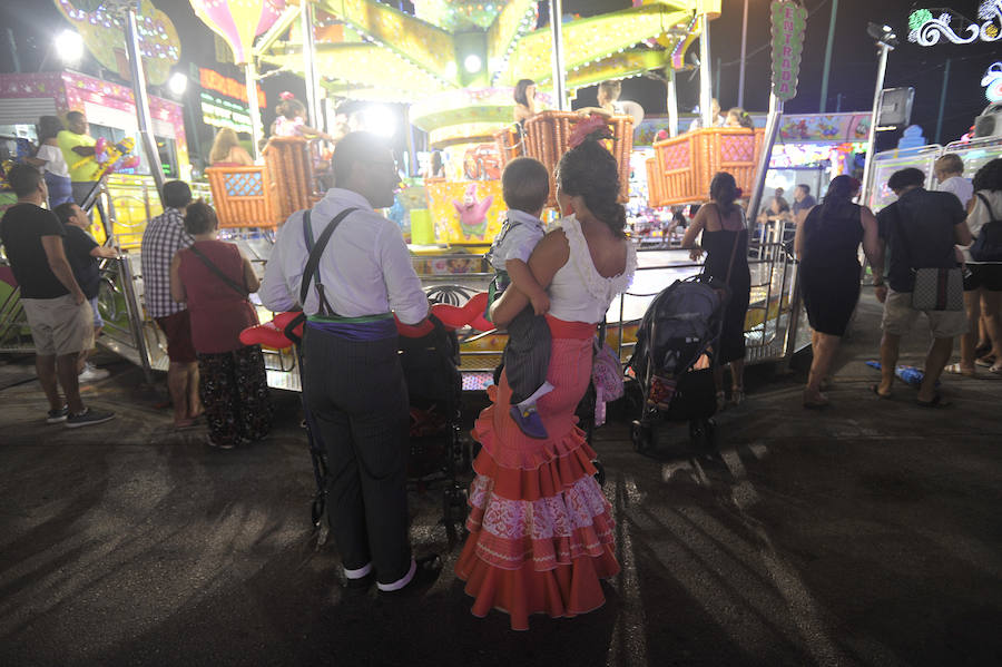 La segunda jornada de la Feria de Málaga en el real se vivió con intensidad en el Cortijo de Torres.