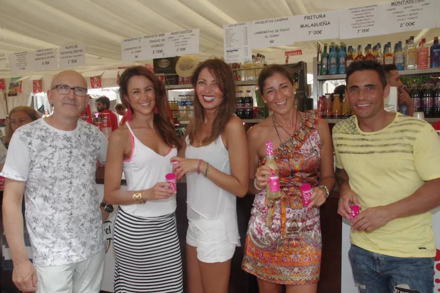 Pedro Sanz, Lidia Sanz, Elisabeth Sanz, Pamela Sanz y Diego Martín que vienen desde Valladolid.