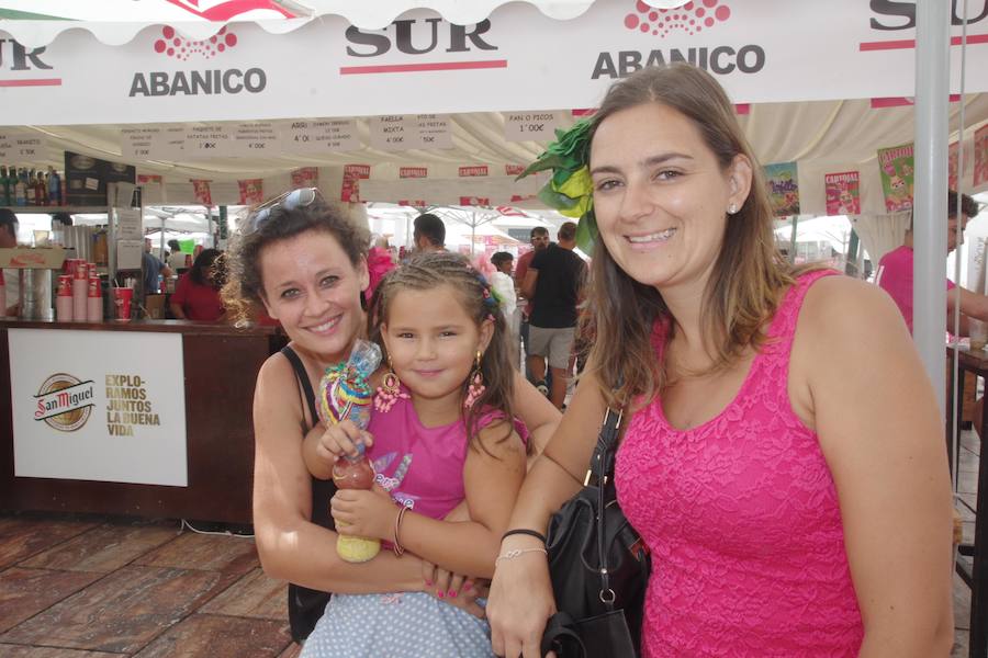 Sara Liébana, Dalia Manzano y Sonia de Gracia que vienen desde Madrid.