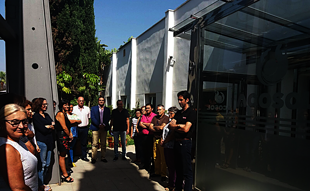 Concentración en la sede de Acosol.