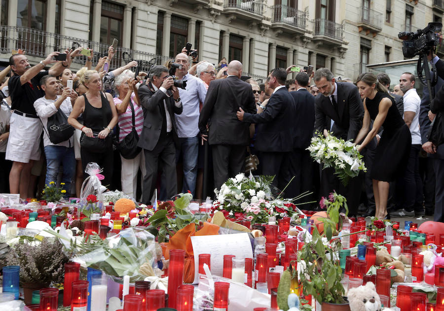 Los Reyes, este sábado en Barcelona. 