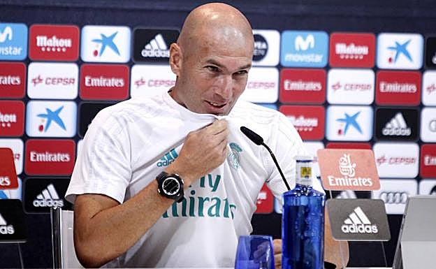 Zinedine Zidane, entrenador del Real Madrid.
