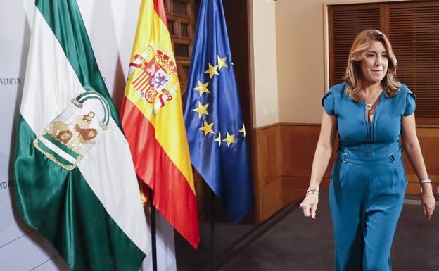 Susana Díaz tratará de llegar a un consenso sobre financiación. 