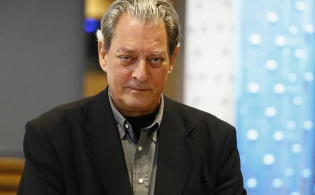 El escritor estadounidense Paul Auster en Madrid.