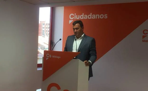 El parlamentario andaluz de Ciudadanos, Carlos Hernández