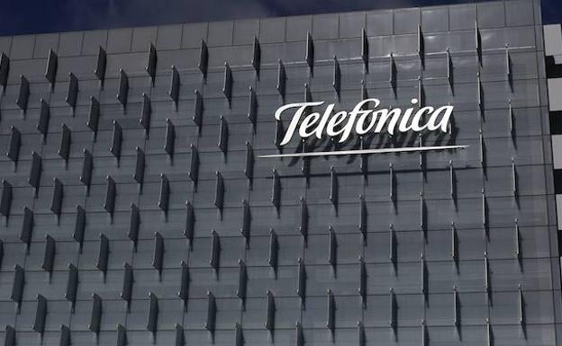 Vista de la sede de Telefónica en las afueras de Madrid. 