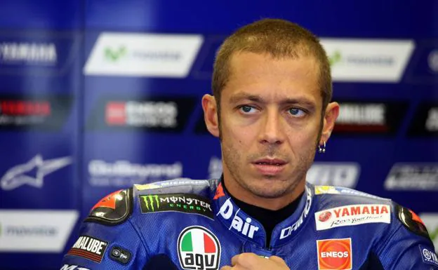 Valentino Rossi, piloto de Yamaha. 
