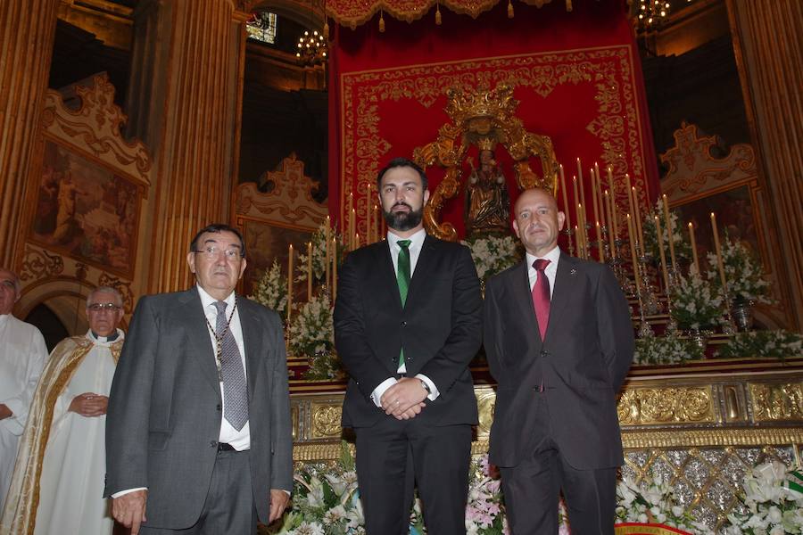 El cortejo partirá a las 19.30 horas de la Catedral, donde por la mañana el obispo ha presidido una misa y una ofrenda floral