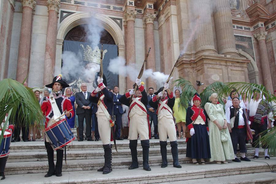 El cortejo partirá a las 19.30 horas de la Catedral, donde por la mañana el obispo ha presidido una misa y una ofrenda floral