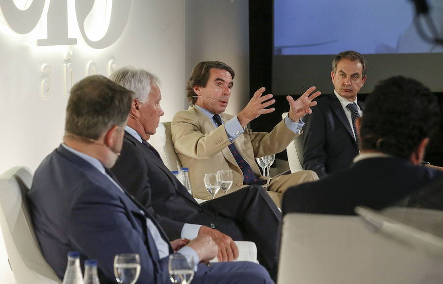 El grupo de comunicación reúne a Felipe González, José María Aznar y José Luis Rodríguez Zapatero