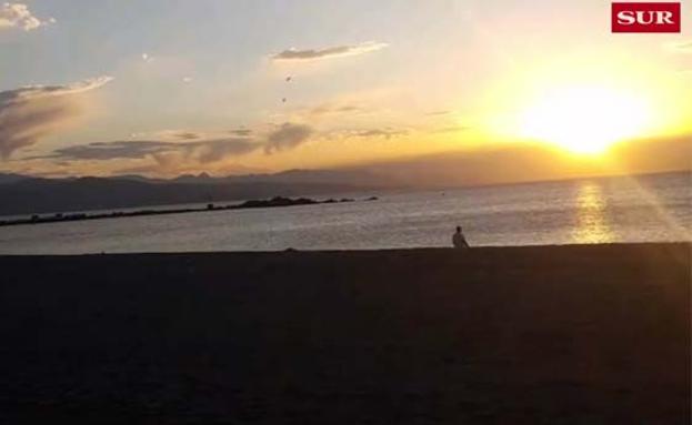 Amanecer en Málaga: timelapse desde Sacaba Beach