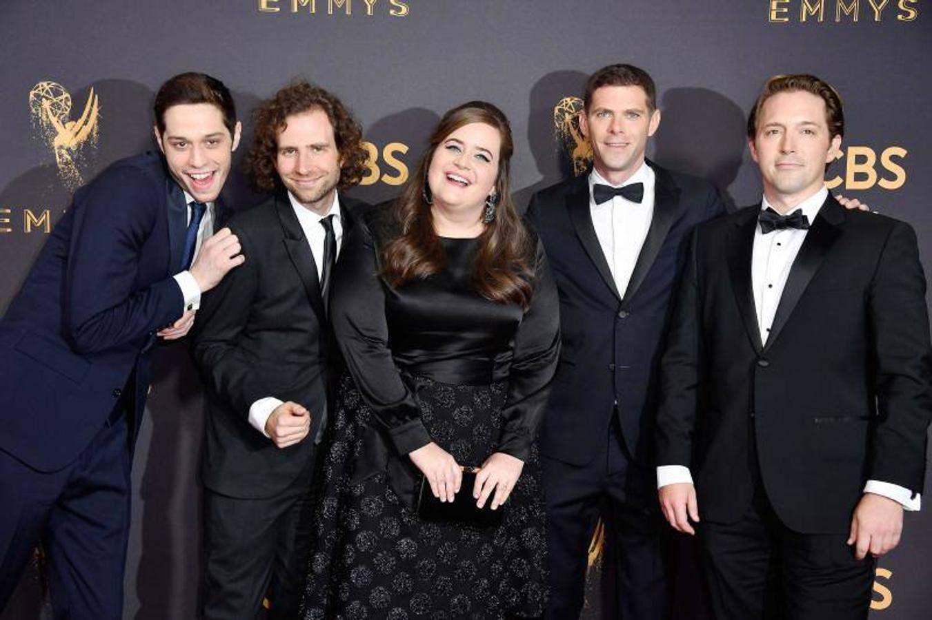 Los actores Pete Davidson, Kyle Mooney, Aidy Bryant, Mikey Day y Beck Bennett.