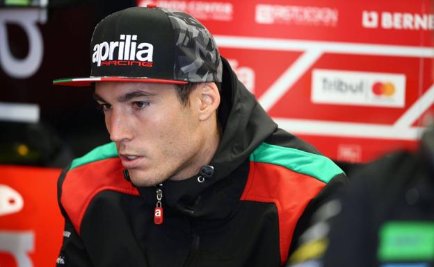 Aleix Espargaró, piloto de Aprilia.