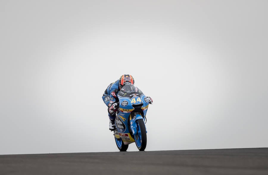 El piloto español de Moto3 Arón Canet.