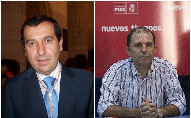 Ruiz Espejo (I) y al lado Rafael Fuentes. 