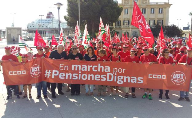 Marcha por las pensiones.