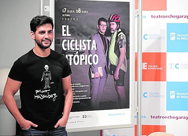 Fran perea durante la presentación de la obra.