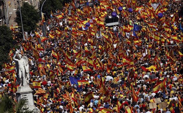 La prensa internacional destaca la marcha por la unidad de España