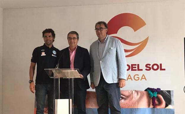 Christian Jongeneel, Francisco Salado y Arturo Bernal, en la presentación de ayer. 