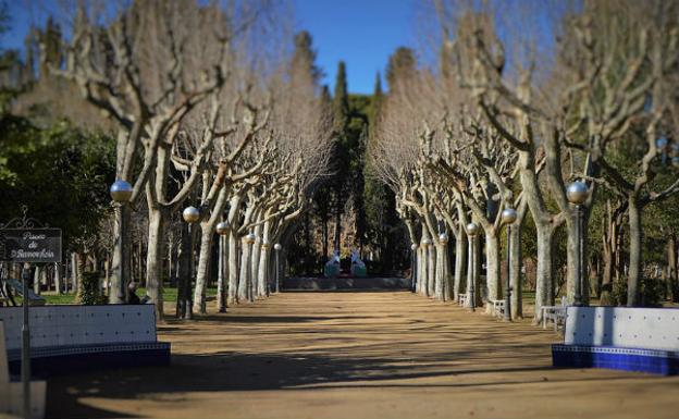 Parque Miguel Servet en Huesca.