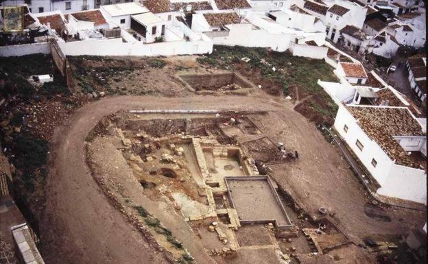 Termas romanas en Antequera.