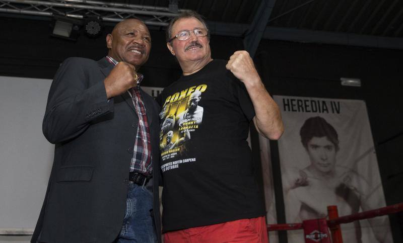 El legendario púgil estadounidense se encuentra en la capital para dar un impulso al deporte en la ciudad