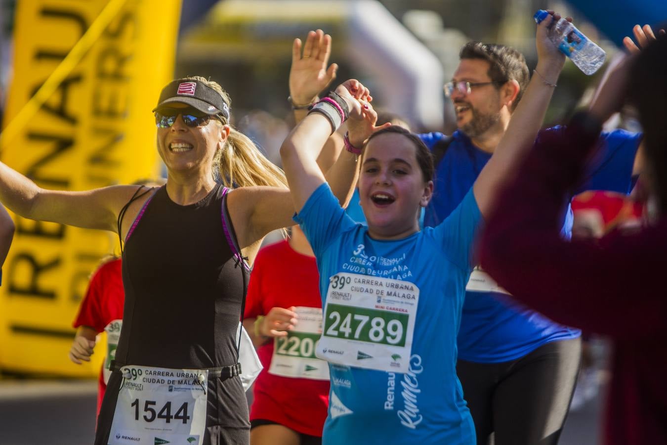 Llegada a meta de los corredores