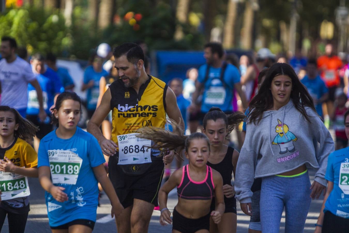 Llegada a meta de los corredores