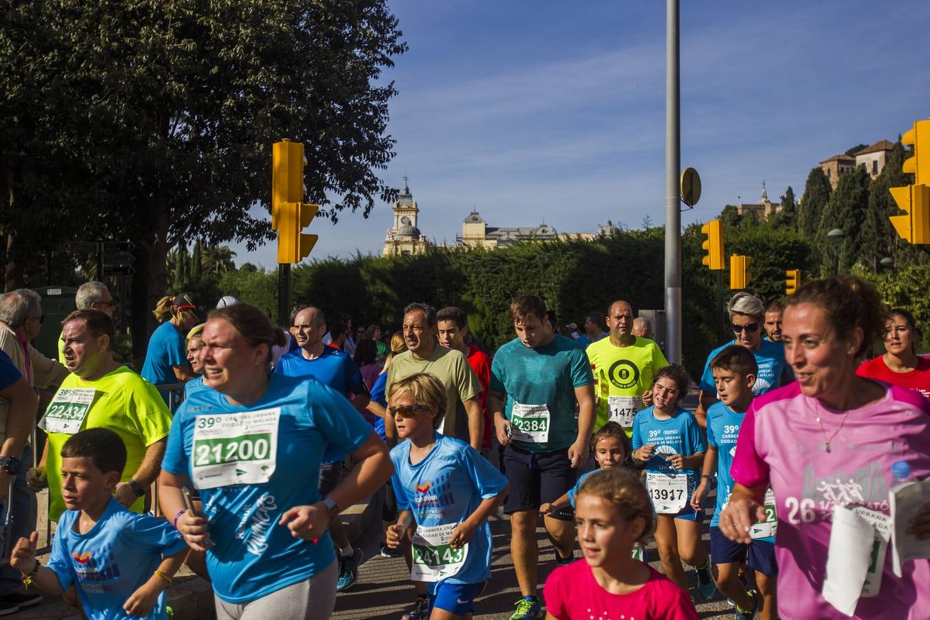 Llegada a meta de los corredores