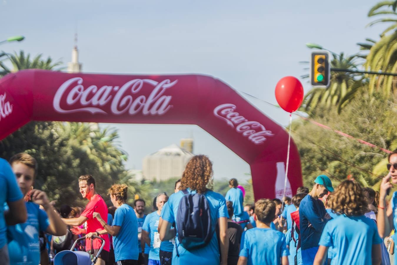 Llegada a meta de los corredores