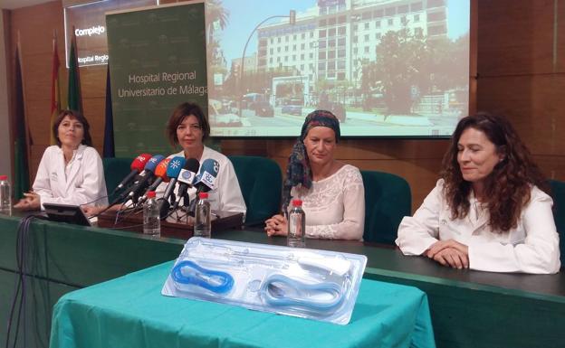 El Materno de Málaga aplica una técnica que reduce tener que volver a operar a mujeres de cáncer de mama