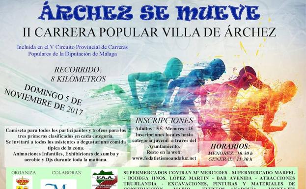 Árchez inaugura el V Circuito Provincial de Carreras Populares