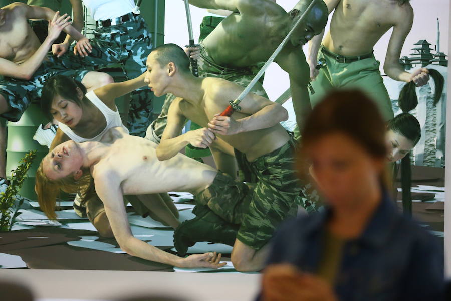 Las piezas de la muestra