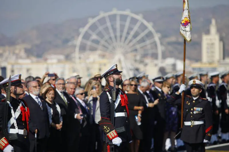 Fotos de la jura de bandera civil en el portaaviones Juan carlos I en Málaga (V)