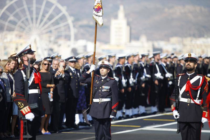 Fotos de la jura de bandera civil en el portaaviones Juan carlos I en Málaga (V)