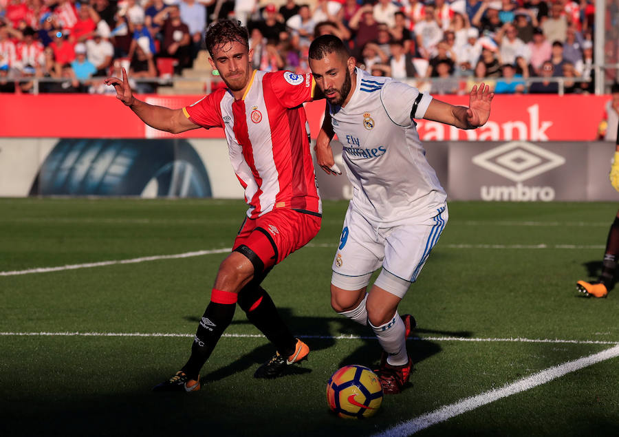 El Real Madrid cayó en su primera visita en la historia a Montilivi (2-1). El cuadro dirigido por Machín remontó el gol inicial de Isco con los tantos de Stuani y Portu.