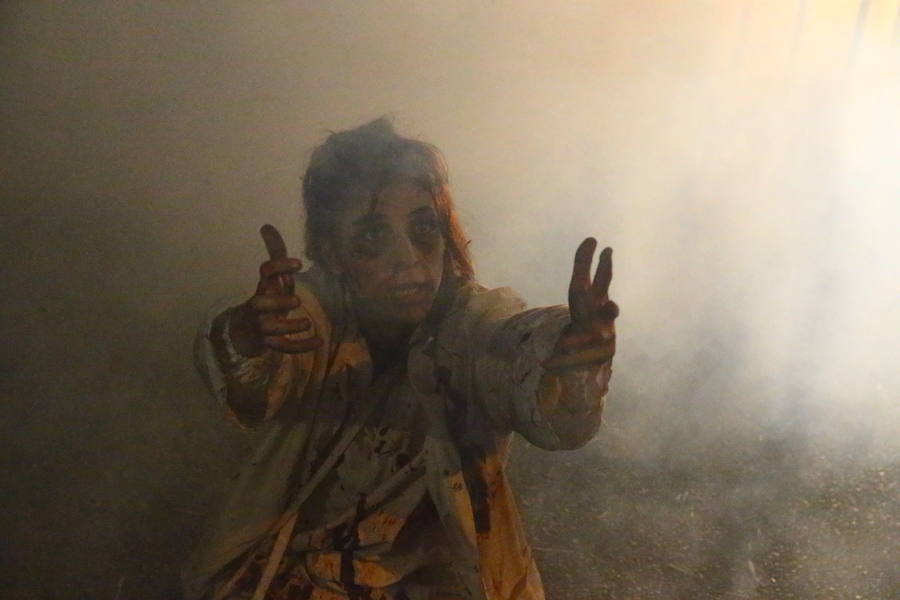 Esta zona de Málaga vivió un año más una noche terrorífica