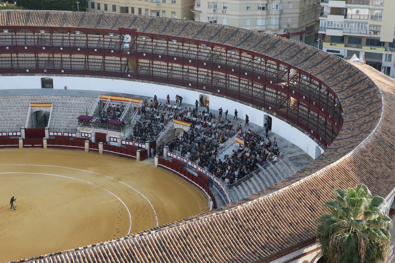 La capital acoge la filmación del documental sobre la figura de Picasso en el que participa Antonio Banderas 