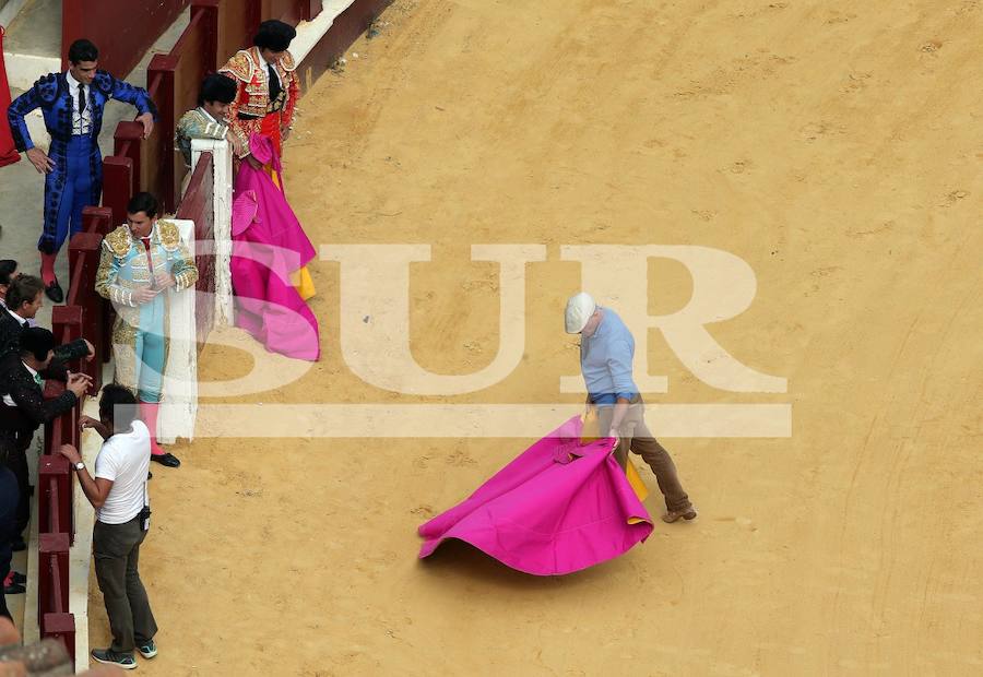 La capital acoge la filmación del documental sobre la figura de Picasso en el que participa Antonio Banderas 