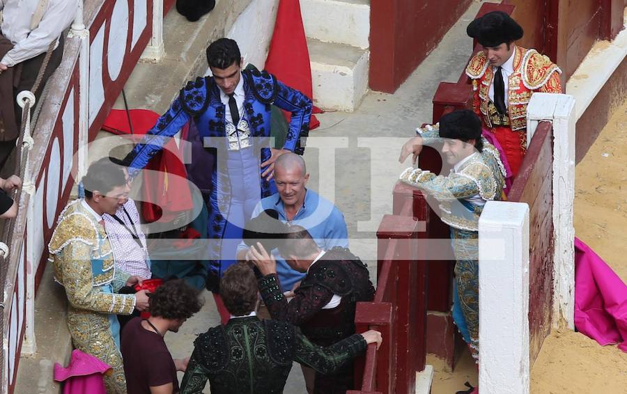 La capital acoge la filmación del documental sobre la figura de Picasso en el que participa Antonio Banderas 