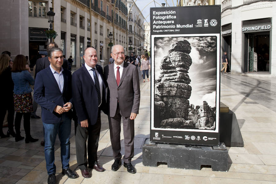 Una muestra de 40 fotografías enseña al visitante los principales enclaves patrimoniales, culturales y naturales de la Ciudad del Torcal 