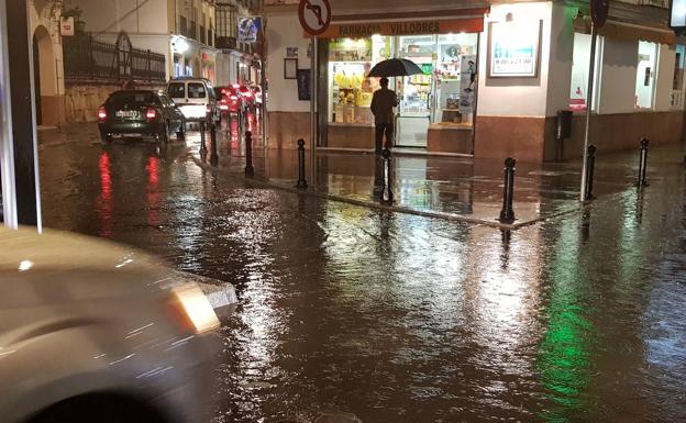 Así estuvo la zona de Villodres tras el fuerte aguacero 